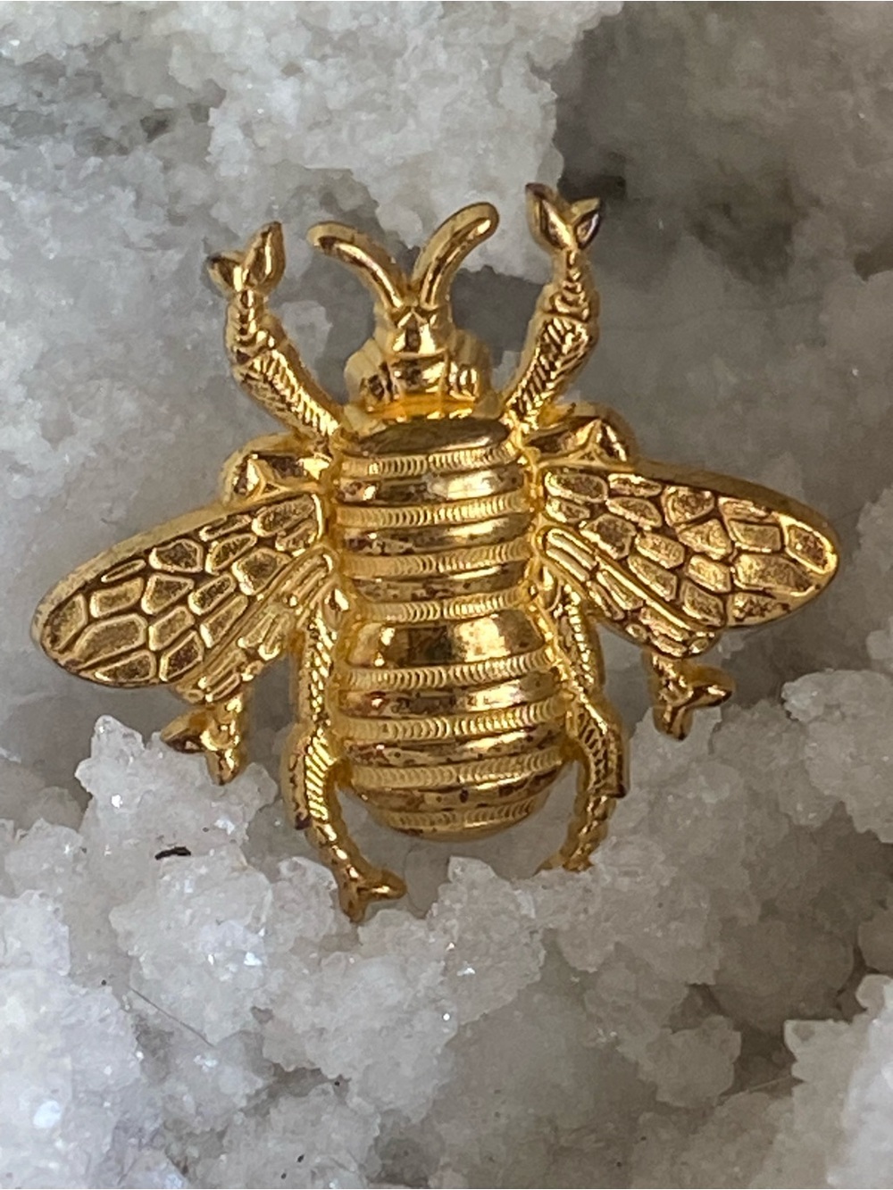 Colby Davis Small Gold Vermeil Bee Pendant